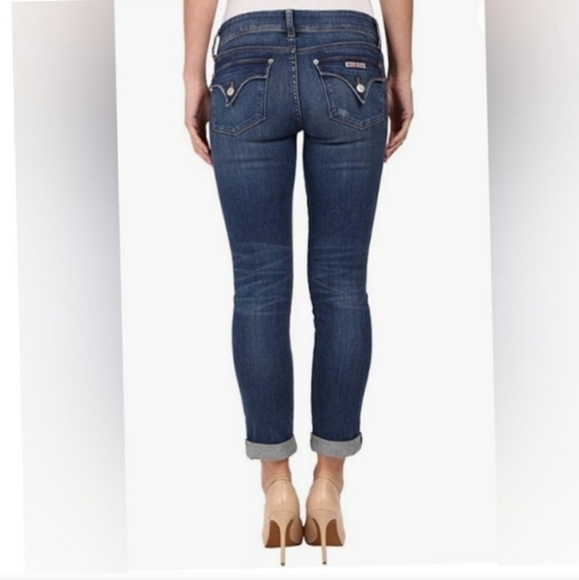 Like New Hudson Ginny Ankle Cuff Straight Jeans 30W - Picture 1 of 8
